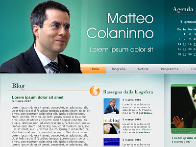 Matteo Colaninno design green politics ui web