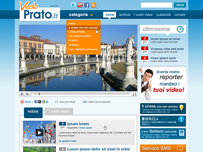 Vedo Prato design prato ui web web tv website