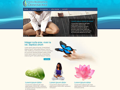 Centro Biodinamica Craniosacrale craniosacral design ui web website wordpress