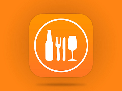 App Icon Design - ByensBedstePriser app icon logo orange