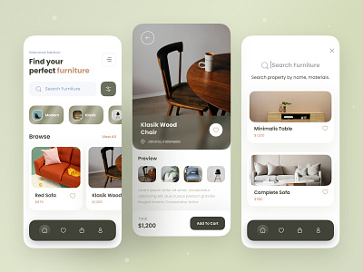 Furniture Mobile App