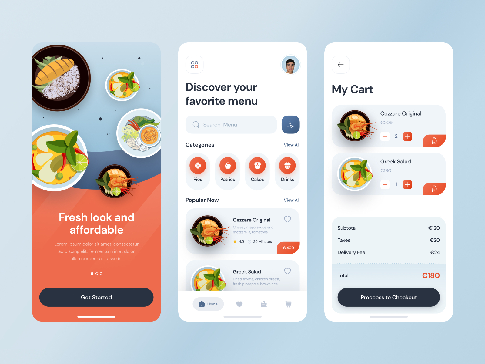 Food App by Salung Prastyo for Ailee Studio on Dribbble