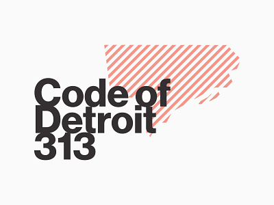 Code of Detroit 313 area code boundary city detroit helvetica logo merchandise michigan vector