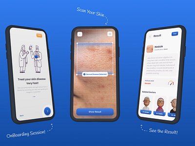 Dermy - Medical Application app design app ui design doctor app health care ios design medical app medicine mobile app ui