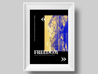 Freedom art design escape freedom graphic graphic design liberty poster voltaire