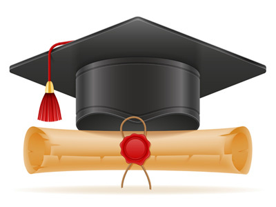 academic graduation mortarboard square cap