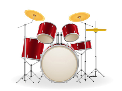 drum set kit musical instruments
