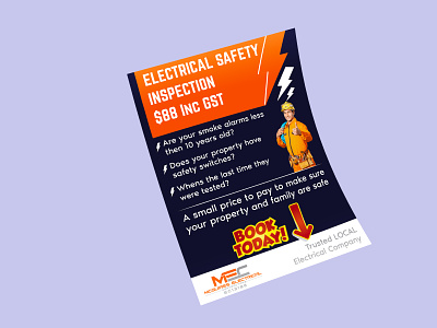 MEC - Electrical Flyer branding flyer flyerdesign graphic design poster posterdesign