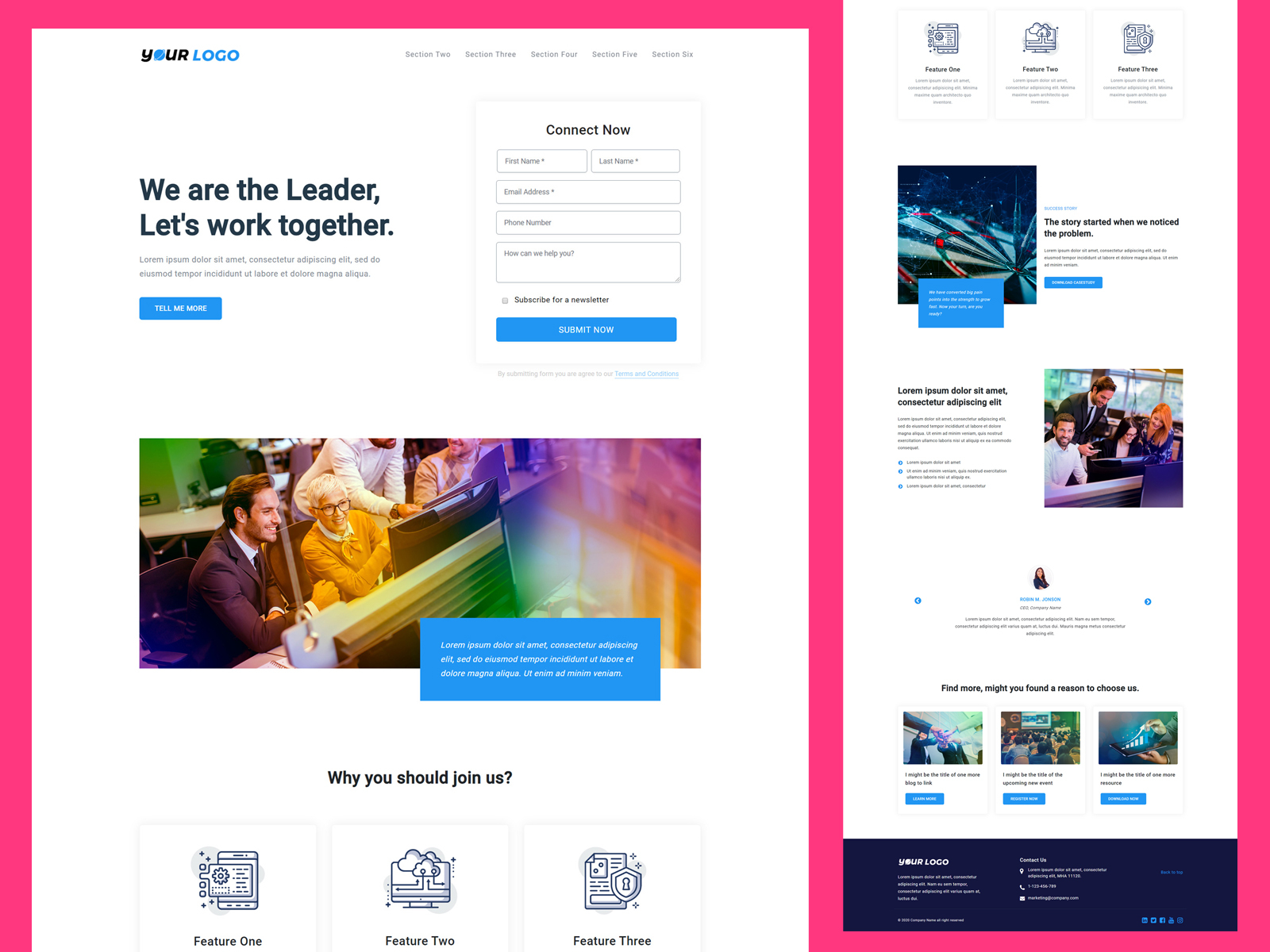 pardot-landing-page-layout-template-by-haridas-patil-on-dribbble