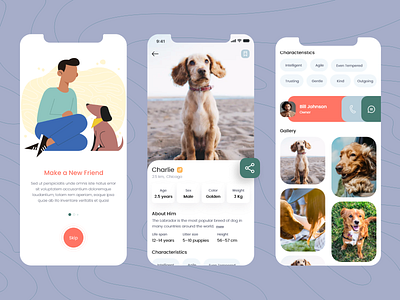 Mobile App - Pets care