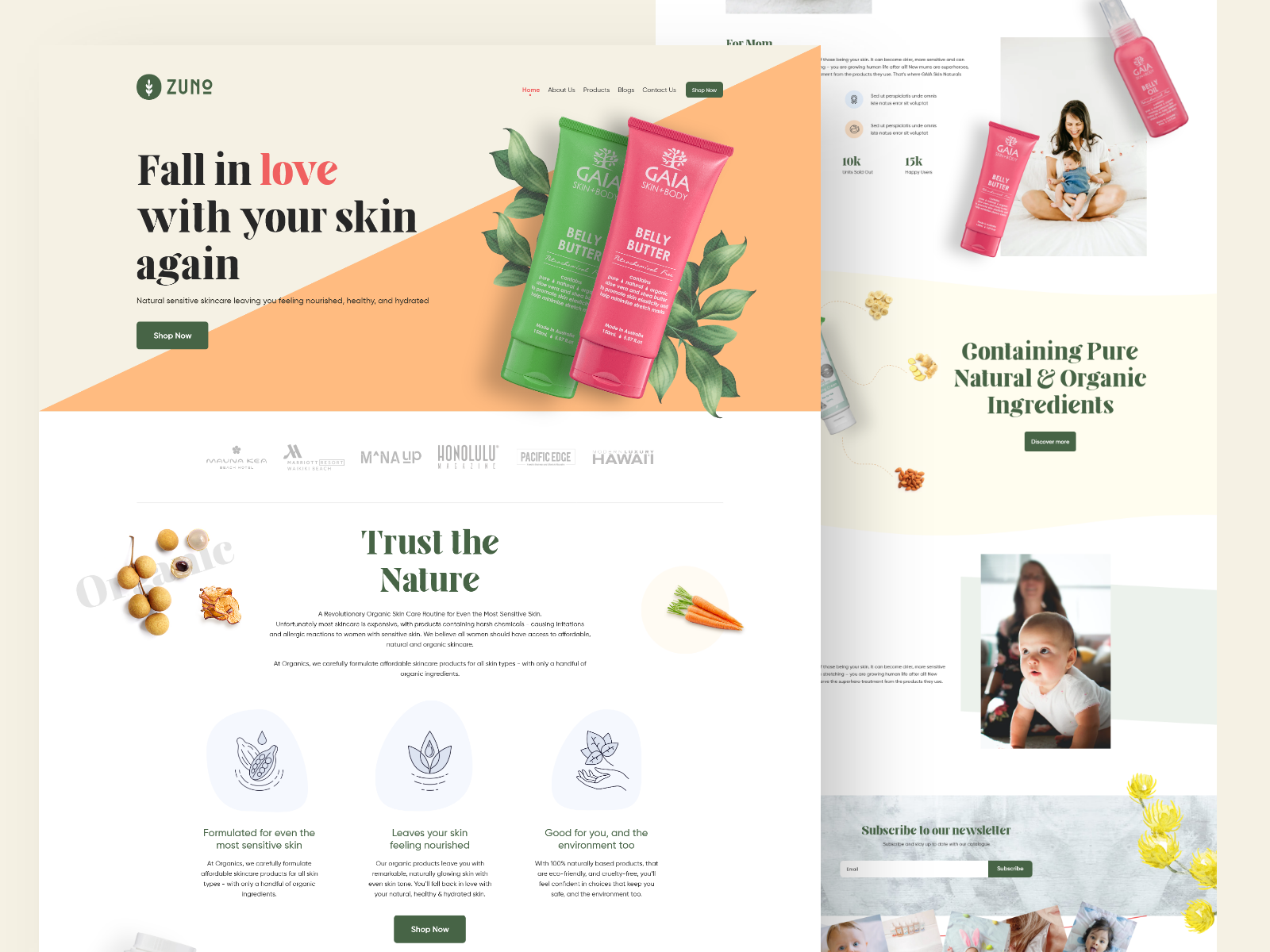 ZUNO - An Organic Product by ⚡Ankit⚡ for MindInventory on Dribbble