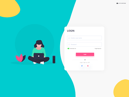 Login Form by ⚡Ankit⚡ for MindInventory on Dribbble