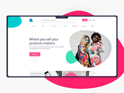 eCommerce Landing page