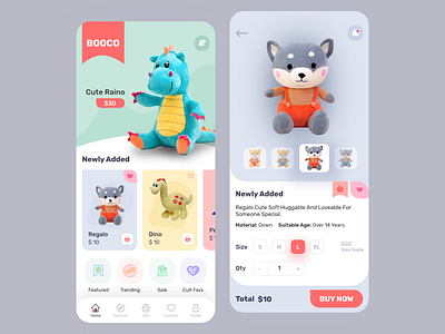 BOOCO - A Toy App app concept app design branding colorful ios kid app mobile app shopping app toy uiux