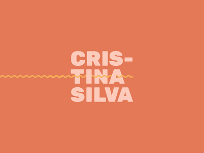 cristina "spaghetti" silva colors logo logotype personal branding portfolio web design