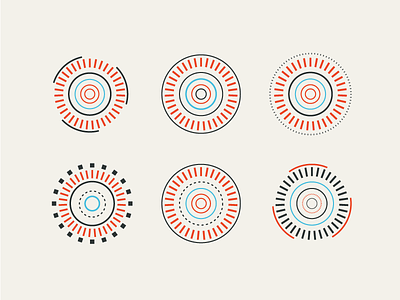 Circles on Circles on Circles circles complementary colors indicators location