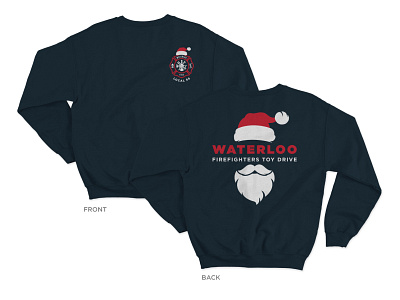 Firefighters Toy Drive apparel design fire department vector