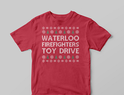 2021 Firefighters Toy Drive apparel fire department shirt typography ugly sweater