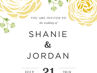 Wedding Invitation invitation invites print typography wedding