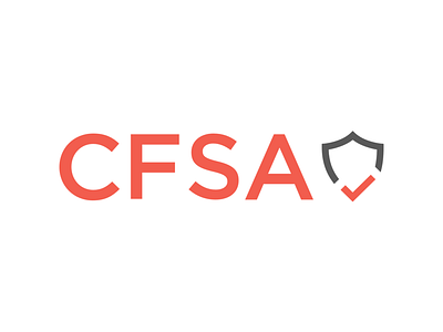 CFSA Logo branding design illustration logo print typography vector