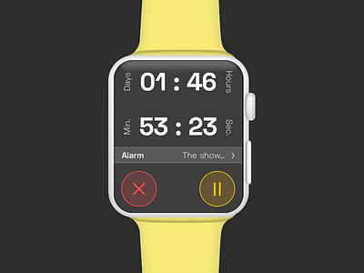 Daily UI Challenge #014 - Countdown Timer countdown timer countdowntimer daily 14 dailyuichallenge watch