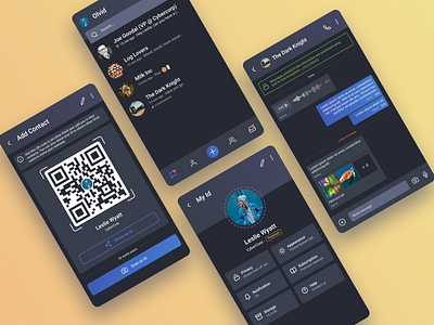 Olvid - redesign app chatting app design mobile olvid redesign ui