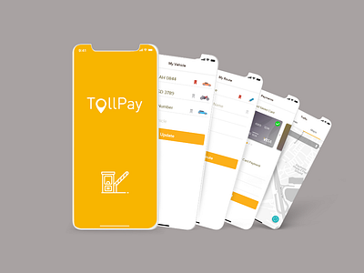 Tollpay mobile app toll plaza ui