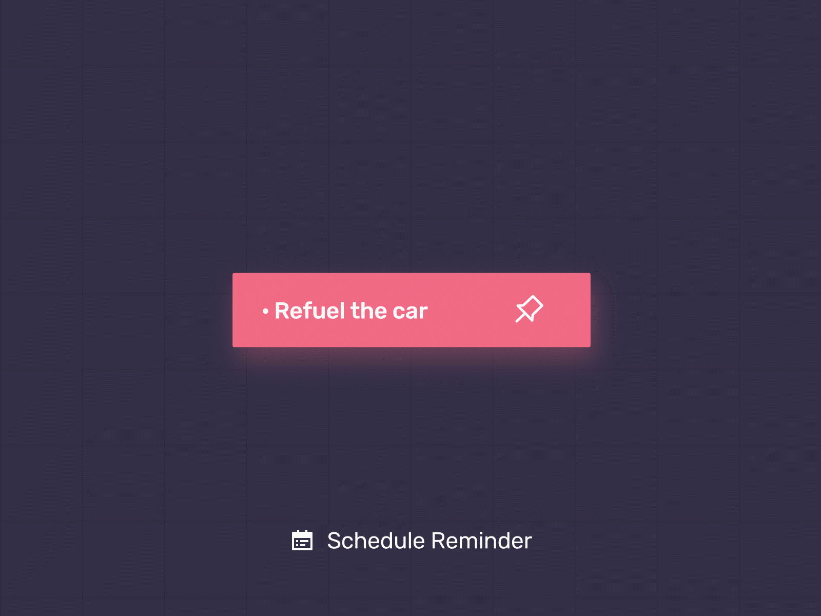 Schedule reminder effects animation design effect ui ux