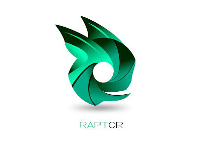 Raptor design illustration logo vector