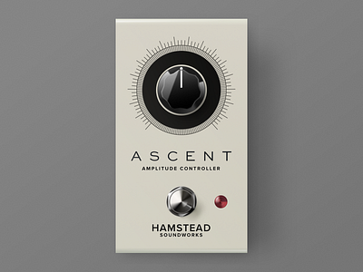 Hamstead Ascent audio boost guitar pedal music sketch sketchapp vector