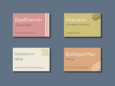 Designer Medicine concept designer fun medication packaging