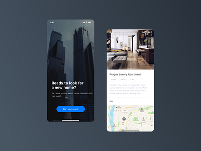 Home Finder Concept app appdesign design ios mobile mobile app mobile ui product simplicity ui ux