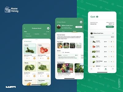 Grocery Shopping App app app design branding checkout csa daily ui design ecommerce ecommerce app farmers market figma icon instacart mobile mobile app ui ux