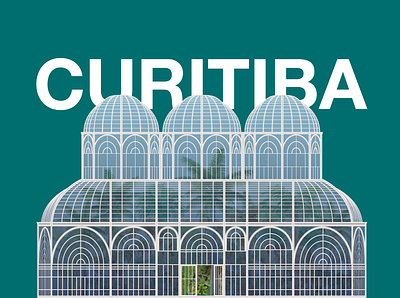 Curitiba Brazil art artist conservatory design flat glasshouse graphic design illustration illustrator minimal vector