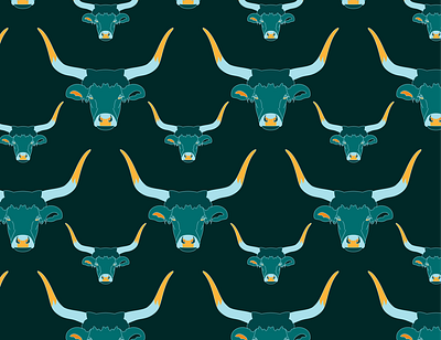 Year of the ox pattern artist branding design flat graphic design illustration illustrator minimal ox pattern vector