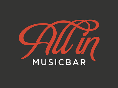 All in all.in bar bern logo red