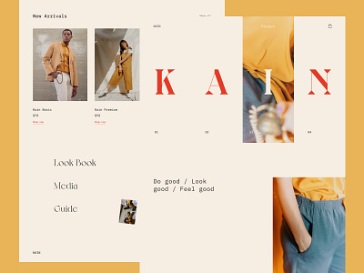 KAIN Website design ui ux website