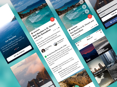 TravelApp UI Design