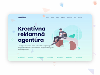 CREATIME - Agency website design