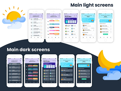 📎 Redesign school app - Edupage 3d app design clean concept education edupage graphic design marks mobile app mobile ui school school app simple ui userexperience userinterface ux