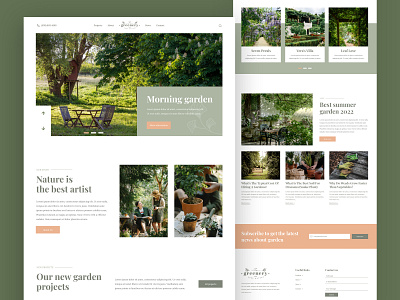 The Greenery | Gardening website concept 🪴
