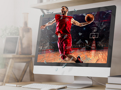 Basketball - Spirou basketball belgium communication agency design graphic graphic design red