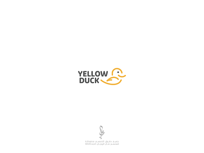 YELLOW DUCK شعار design duck logo vector yellow logo