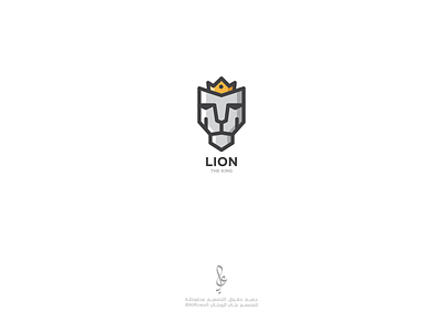 LION THE KING grey lion logo the king شعار
