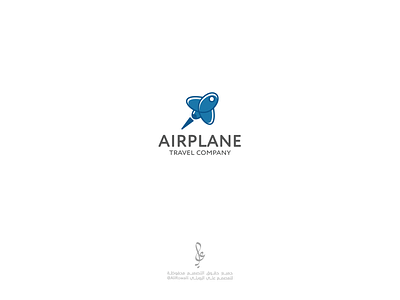 AIRPLANE Logo app logo logo design skyblue travel شعار شعارات