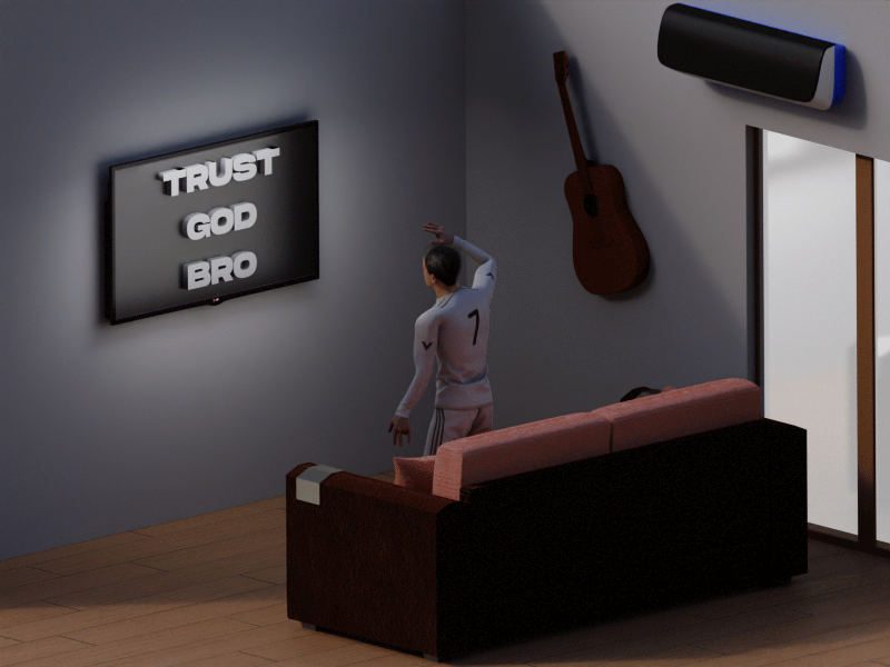 trust animation app art blender3d clean design fonts god graphic design guitar home house illustration mograph motion graphics popular retro trust typogaphy web