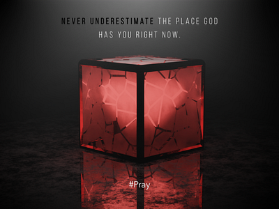 Never underestimate 2dart 3d 3dart abstract blender fonts goodvides graphicdesign lights poster pray quotes typography wallpaper