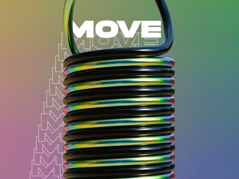 Move 2d 3d 3dart animation branding colors creative design graphic design illustration logo loop minimal mobile motion graphics typography ui ux vector