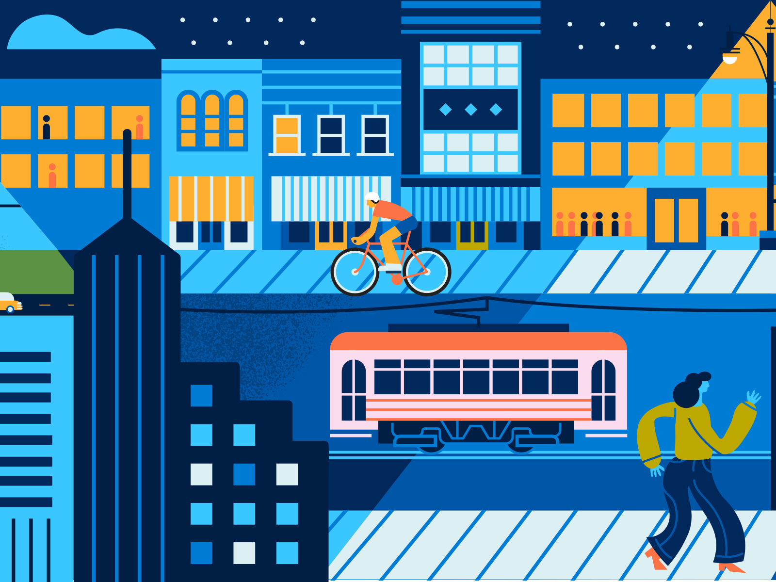 Memphis Mural by Allie Mounce for Pretty Useful Co. on Dribbble