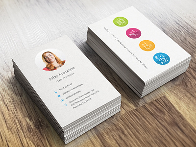 New S2N Business Cards business card card logo mockup paper
